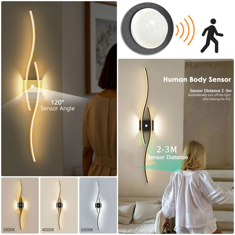 Indoor Motion Sensor LED Wall  - Motion Sensor Pir Wired review and price