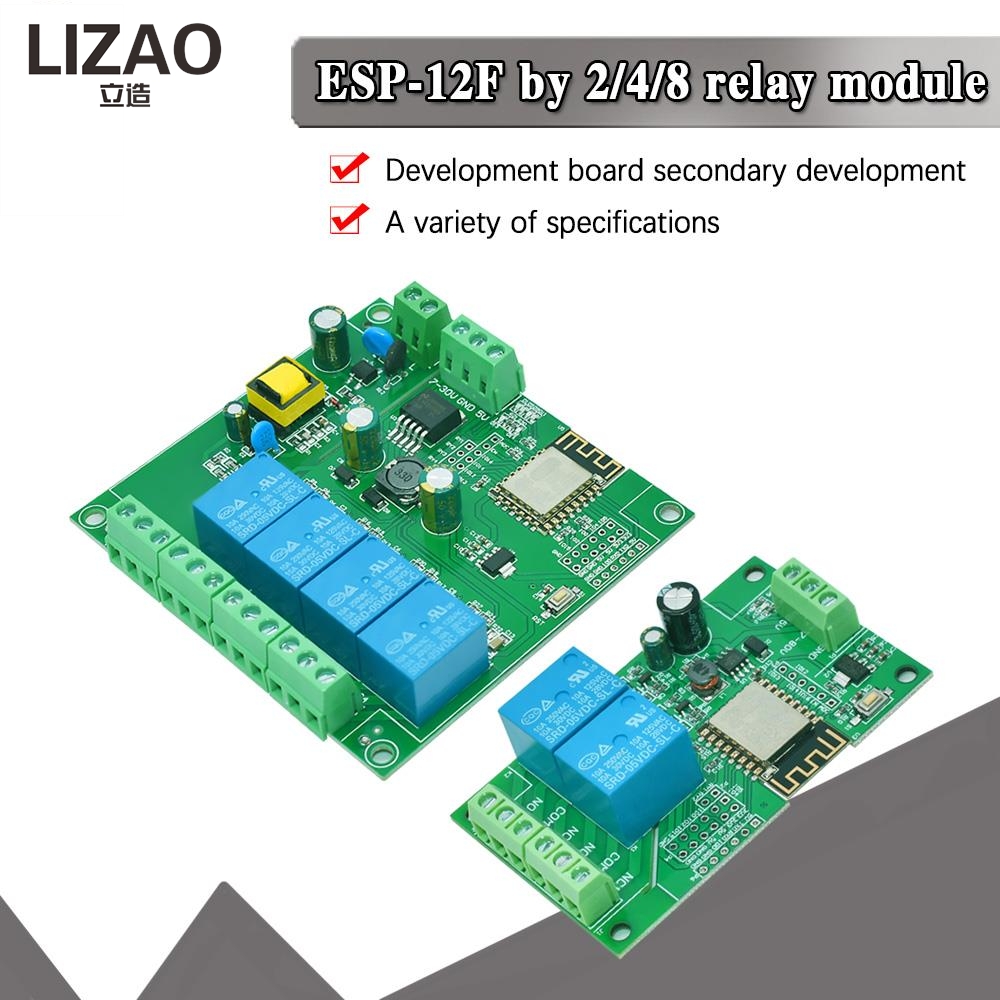 LIZAO 2/4/8 Channel ESP8266 ES - Relay 8 Channel Board review and price