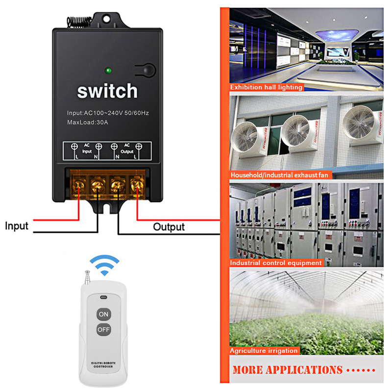 AC110V 220V 240V 30A Relay FR  - Home Automation Industry review and price